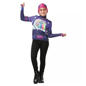 Fortnite Brite Bomber Teen Costume Top & Cap