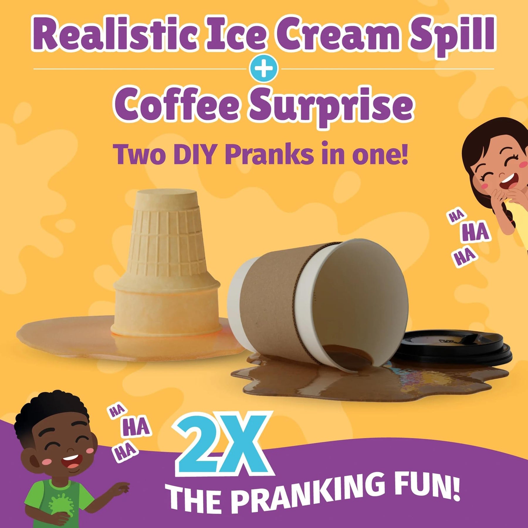 WatchMePrank DIY Prank Kit | Coffee Cup & Ice Cream Cone