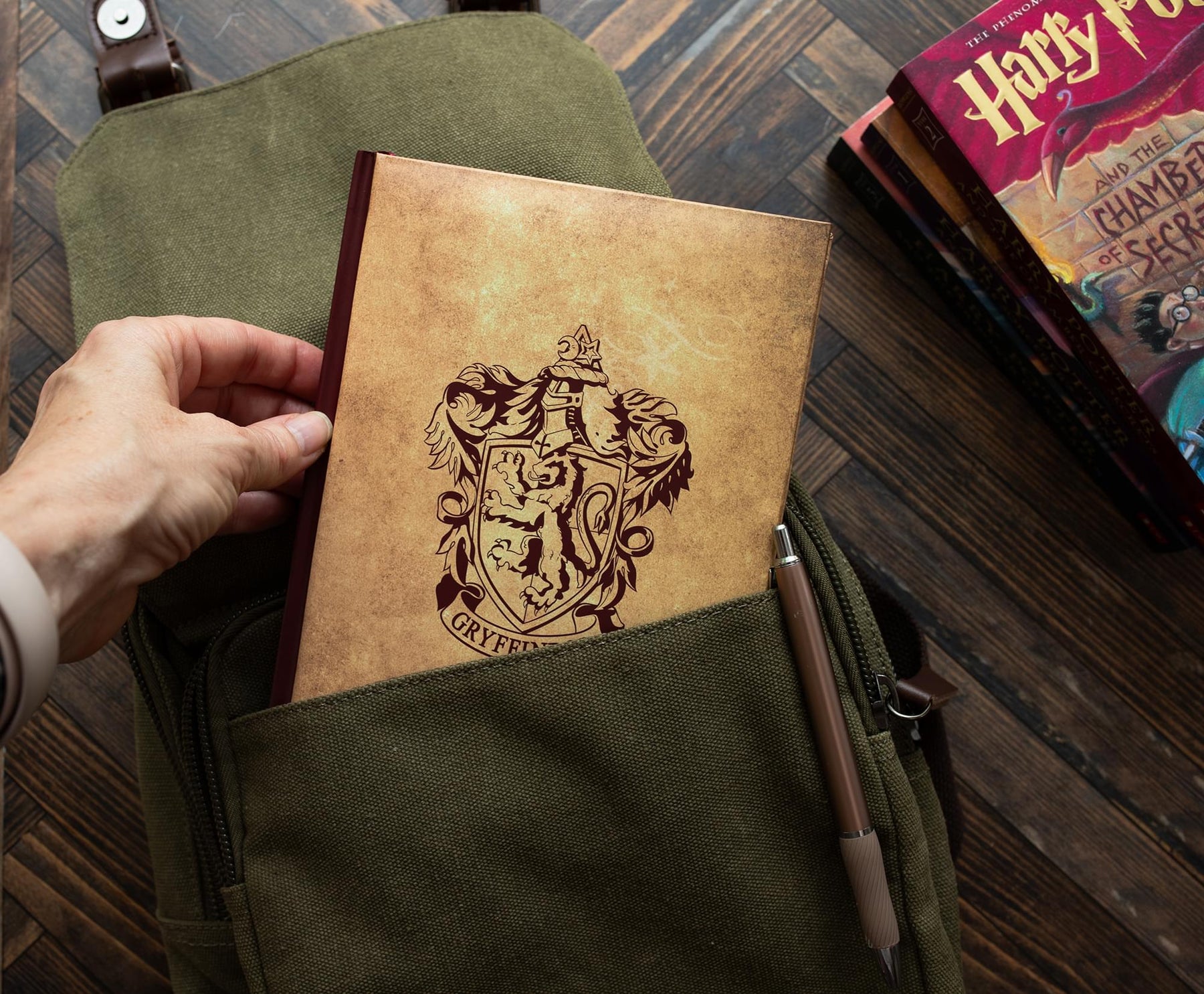 Harry Potter House Gryffindor Light-Up Hardcover Notebook