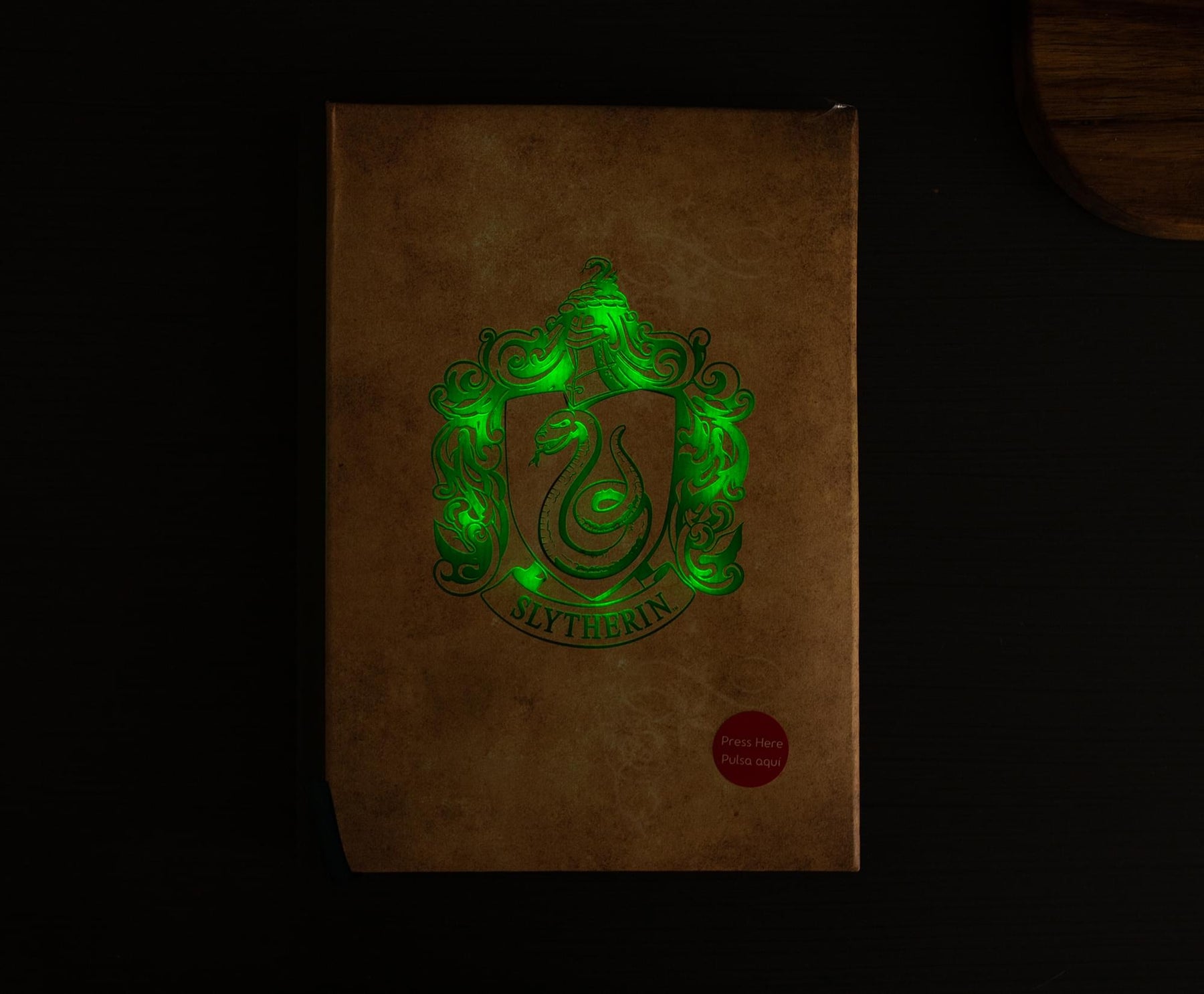 Harry Potter House Slytherin Light-Up Hardcover Notebook