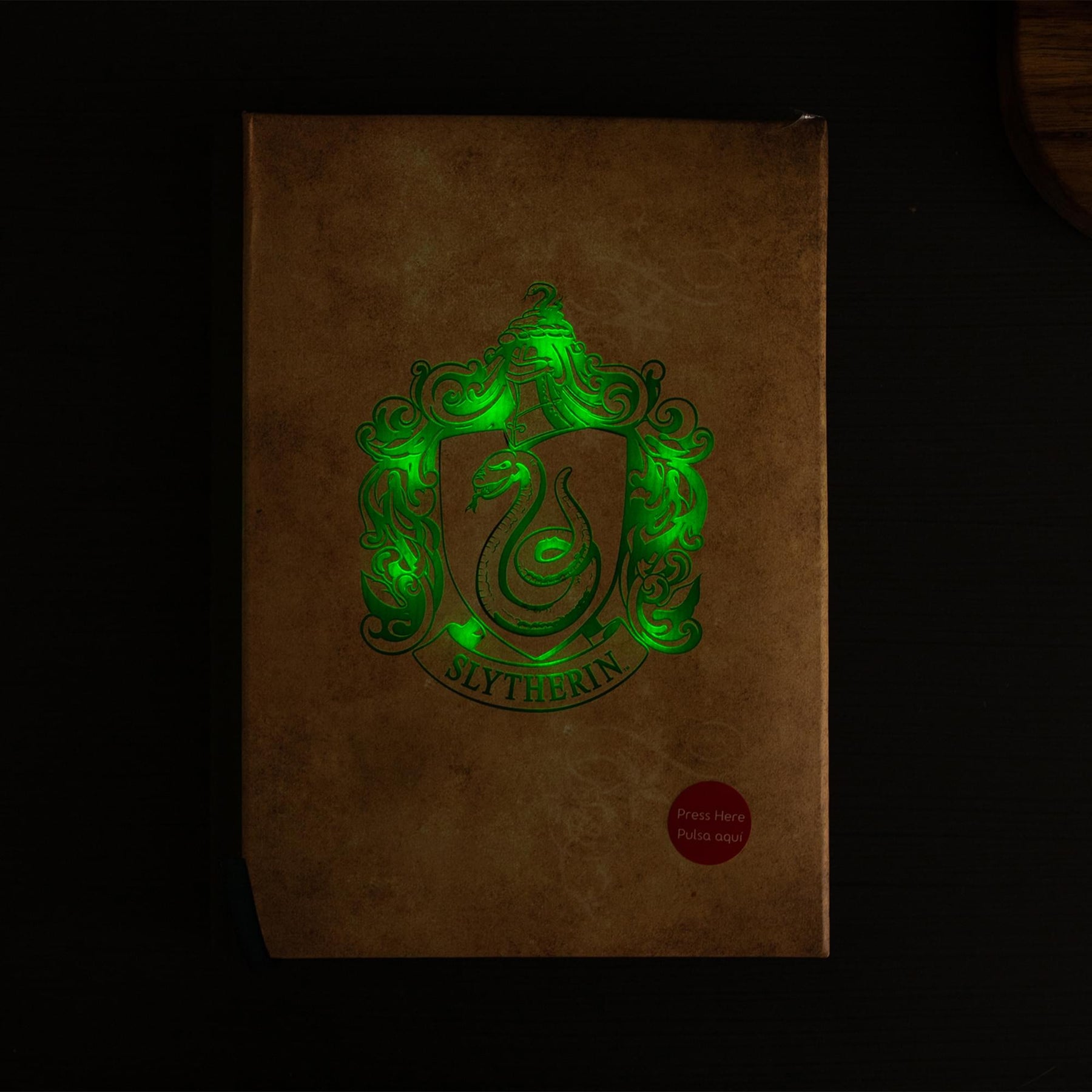 Harry Potter House Slytherin Light-Up Hardcover Notebook