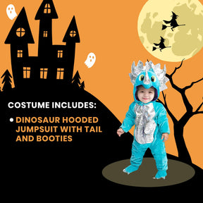 Blue Baby Triceratops Dinosaur Baby Costume