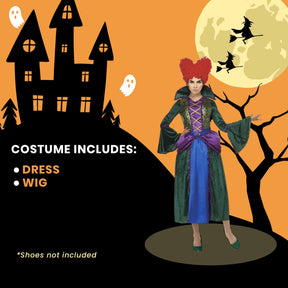 Salem Bossy Witch Hocus Pocus Inspired Adult Costume