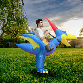 Pterodactyl Dinosaur Ride-In Inflatable Adult Costume