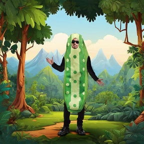 Silly Dill Pickle Adult Costume | One Size