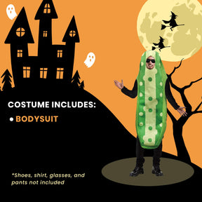 Silly Dill Pickle Adult Costume | One Size