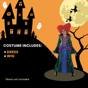 Salem Bossy Witch Hocus Pocus Inspired Child Costume