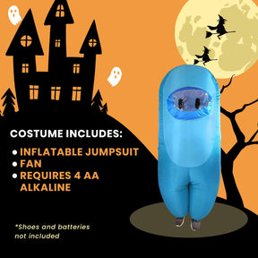 Light Blue Imposter Inflatable Child Costume | Standard