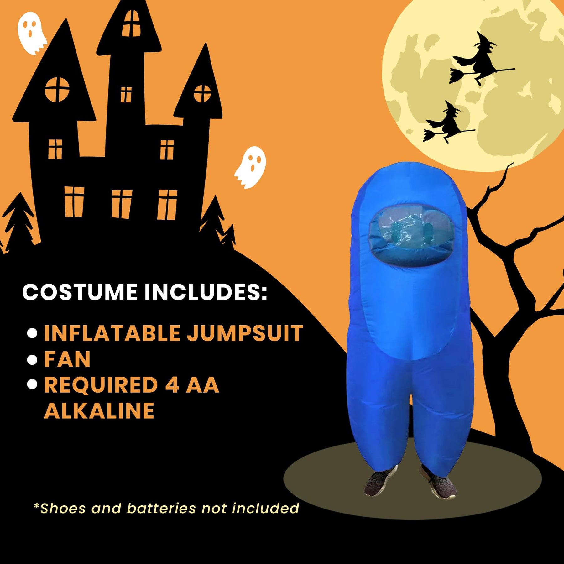 Blue Imposter Inflatable Adult Costume | Standard