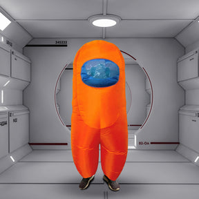 Orange Imposter Inflatable Adult Costume | Standard