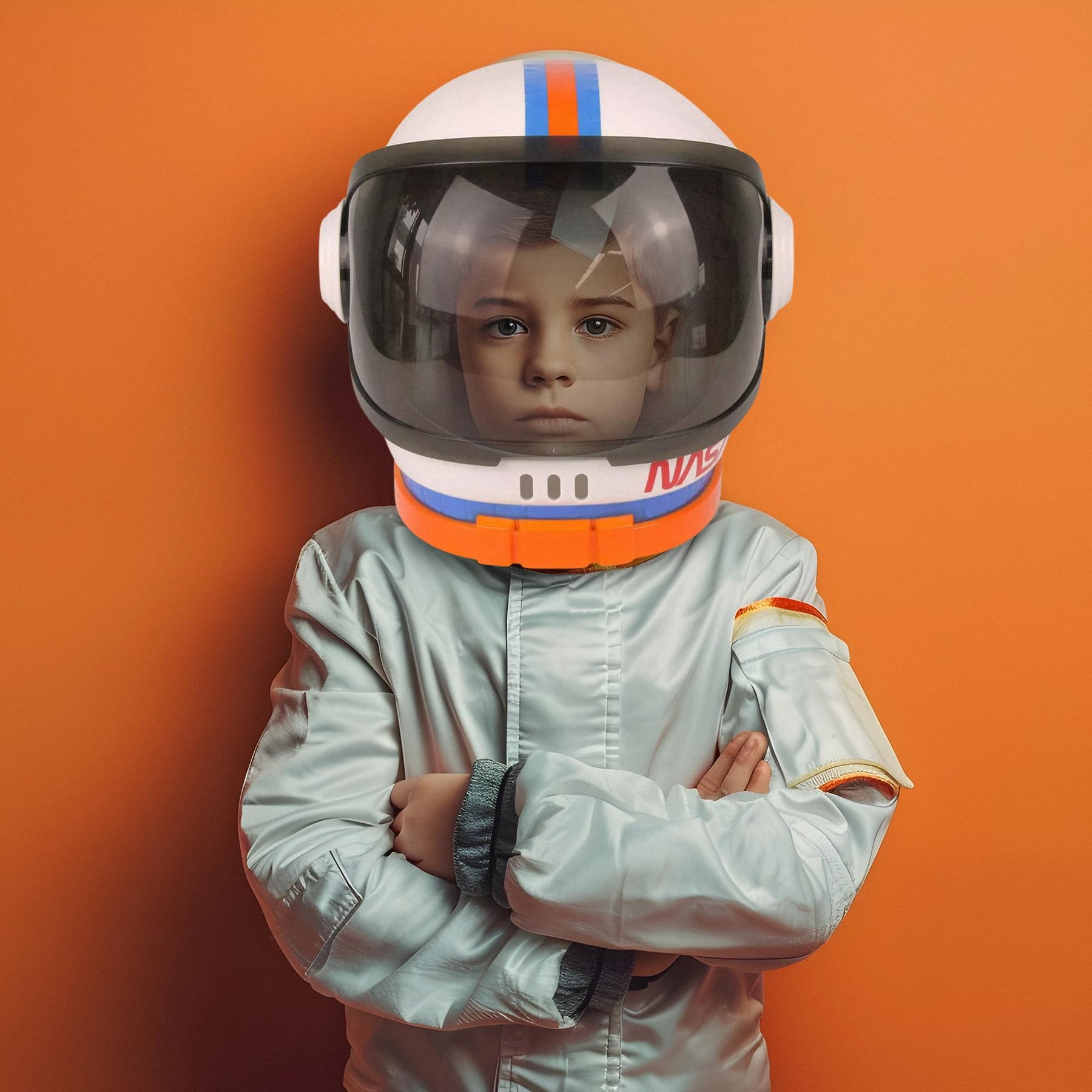 Astronaut Space Helmet Child Costume Accessory | Black Visor