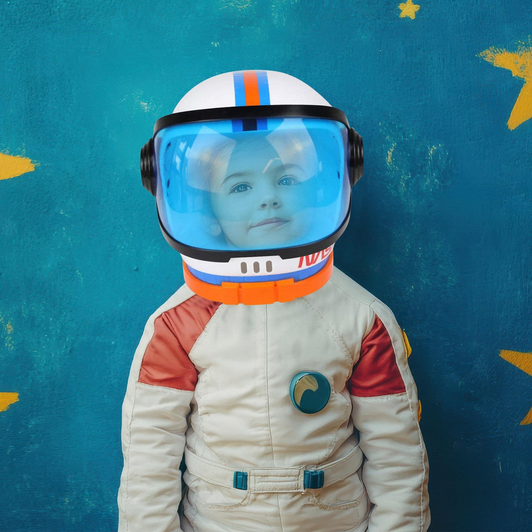 Astronaut Space Helmet Child Costume Accessory | Blue Visor