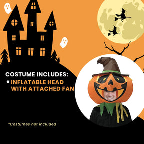 Inflatable Pumpkin Head Adult