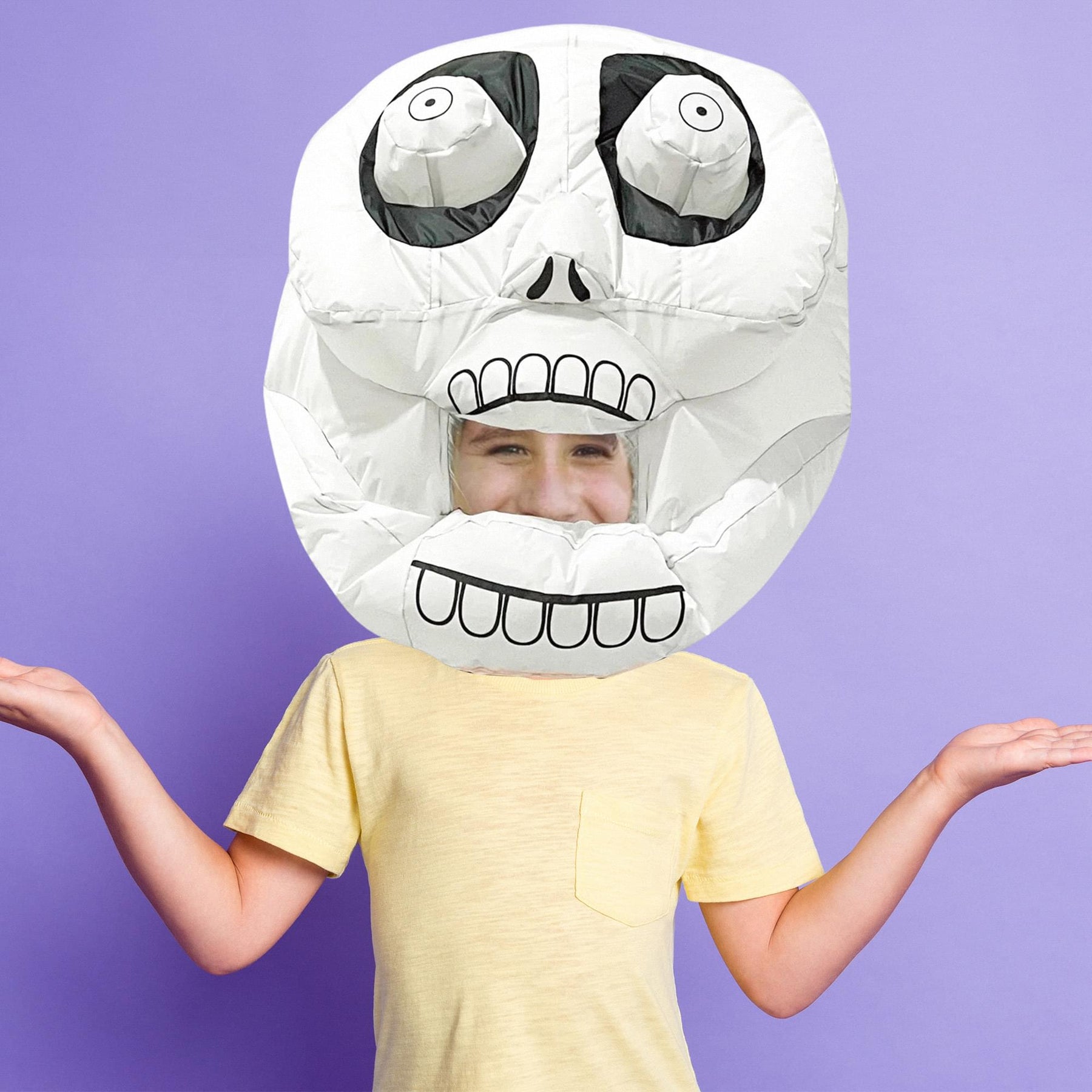 Inflatable Skeleton Head Adult