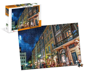 Street Scenery Night On The Town 500 Piece Jigsaw Puzzle