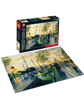 Cobblestone Street 1000 Piece Jigsaw Puzzle