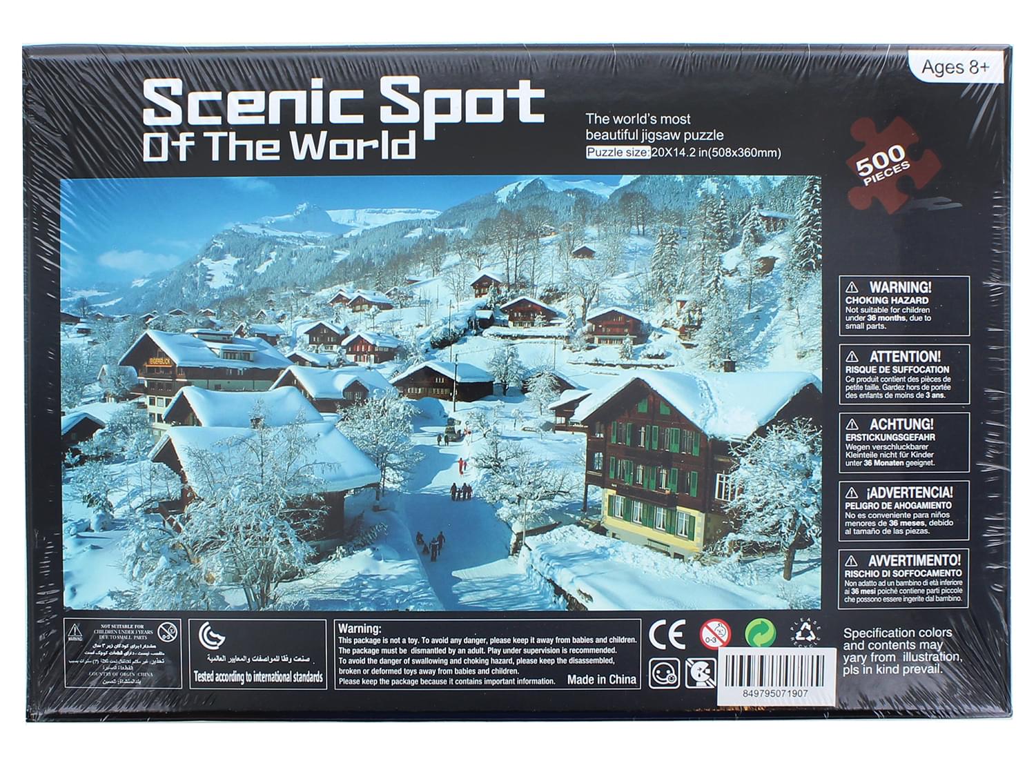 Scenic Spot of the World Hotel Eigerblick 500 Piece Jigsaw Puzzle