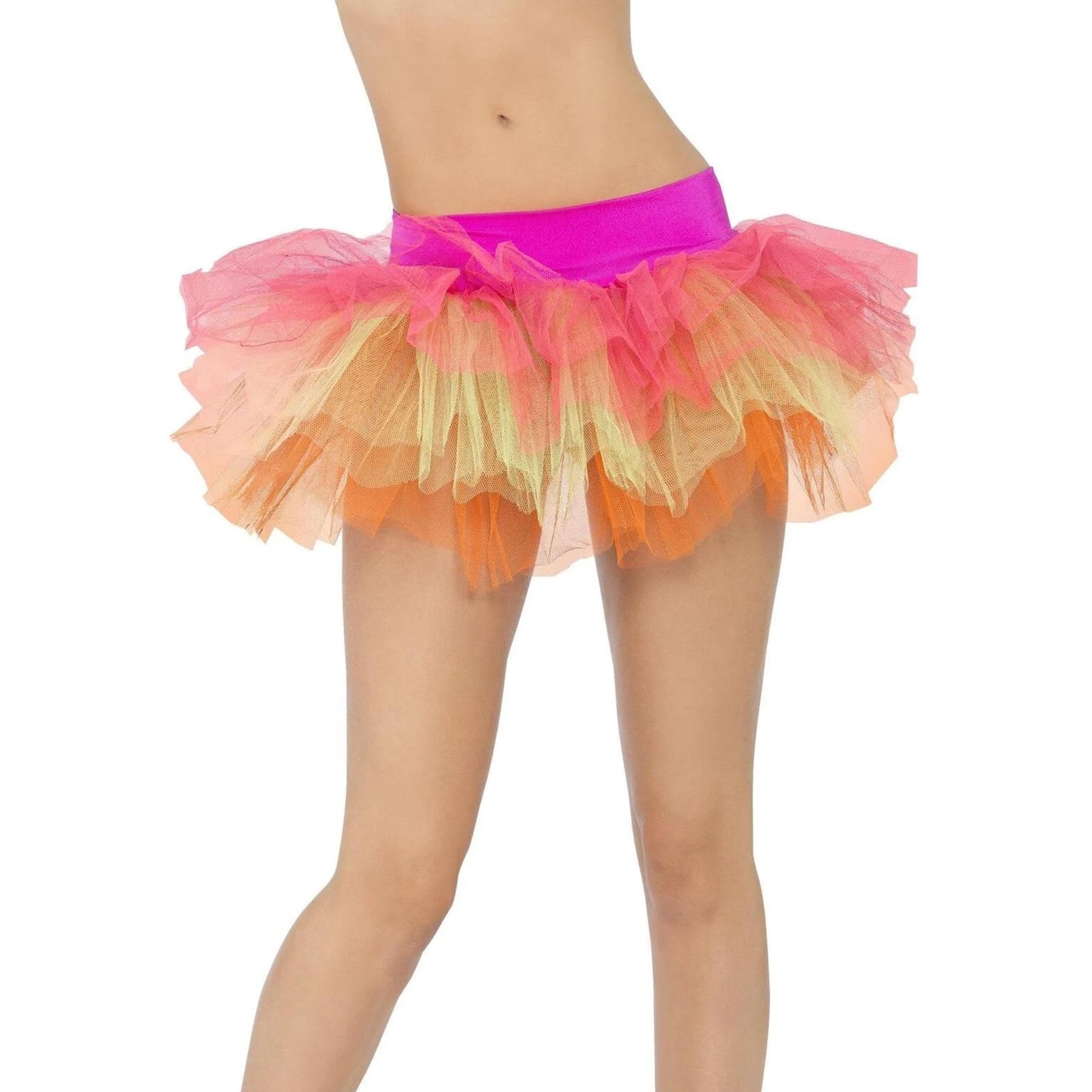 Tutu Neon Multi-Colored Adult Costume Underskirt