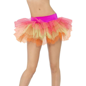 Tutu Neon Multi-Colored Adult Costume Underskirt