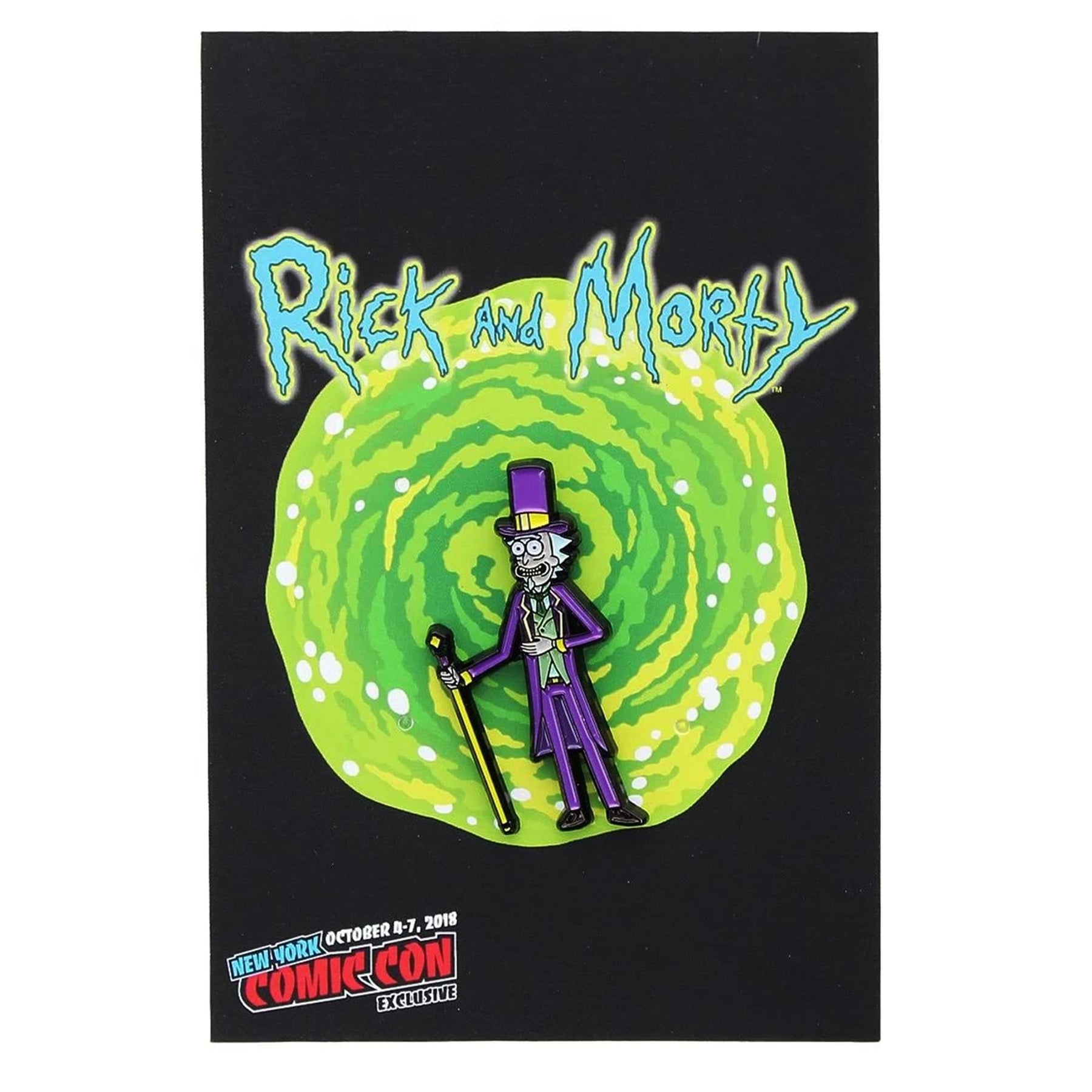 Rick and Morty Candyman Rick Exclusive Enamel Collector Pin