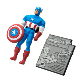 Marvel 80 Years Retro Action Figure Enamel Pin Set | Captain America