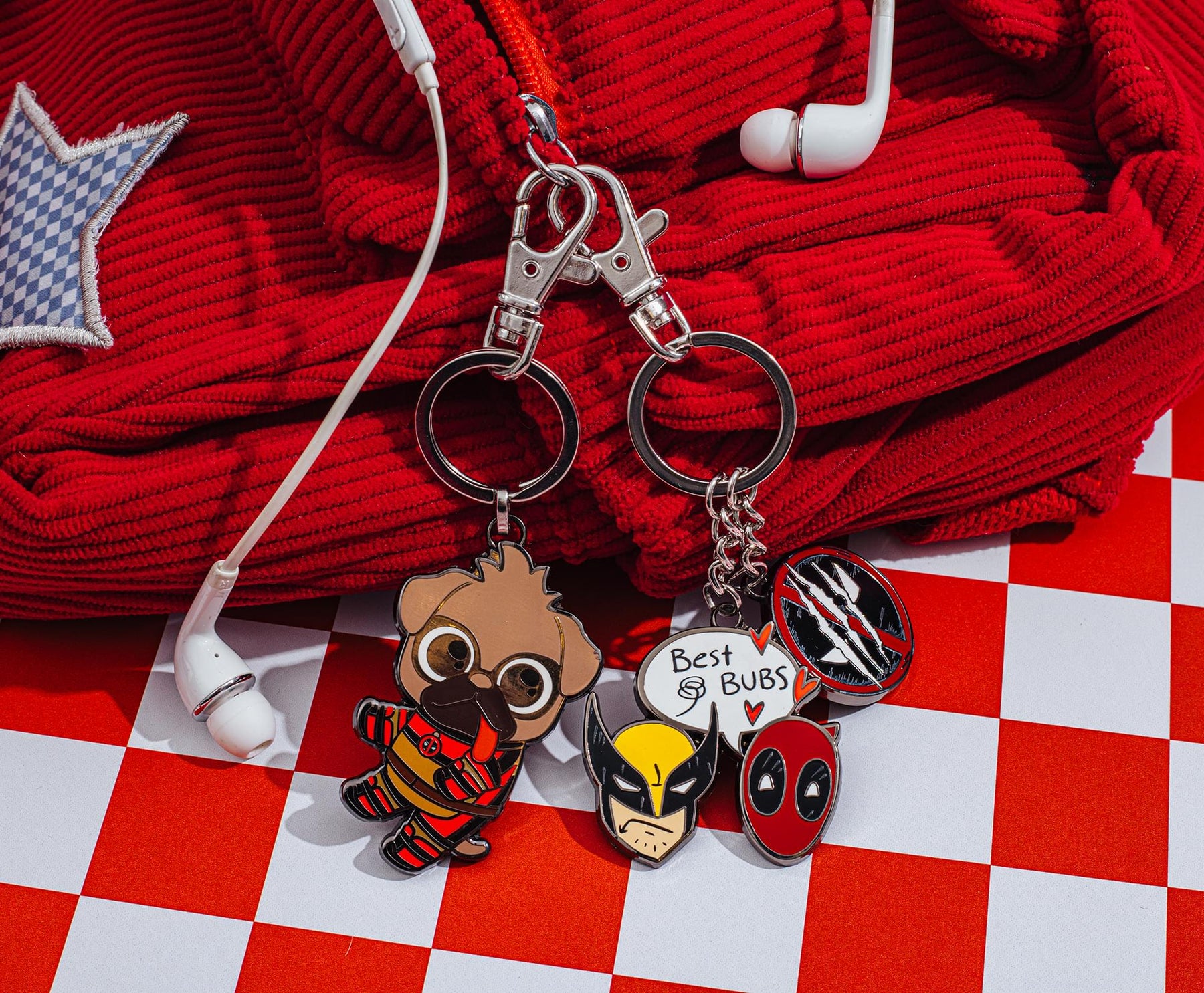 Marvel Studios Deadpool & Wolverine Dogpool Enamel Keychain