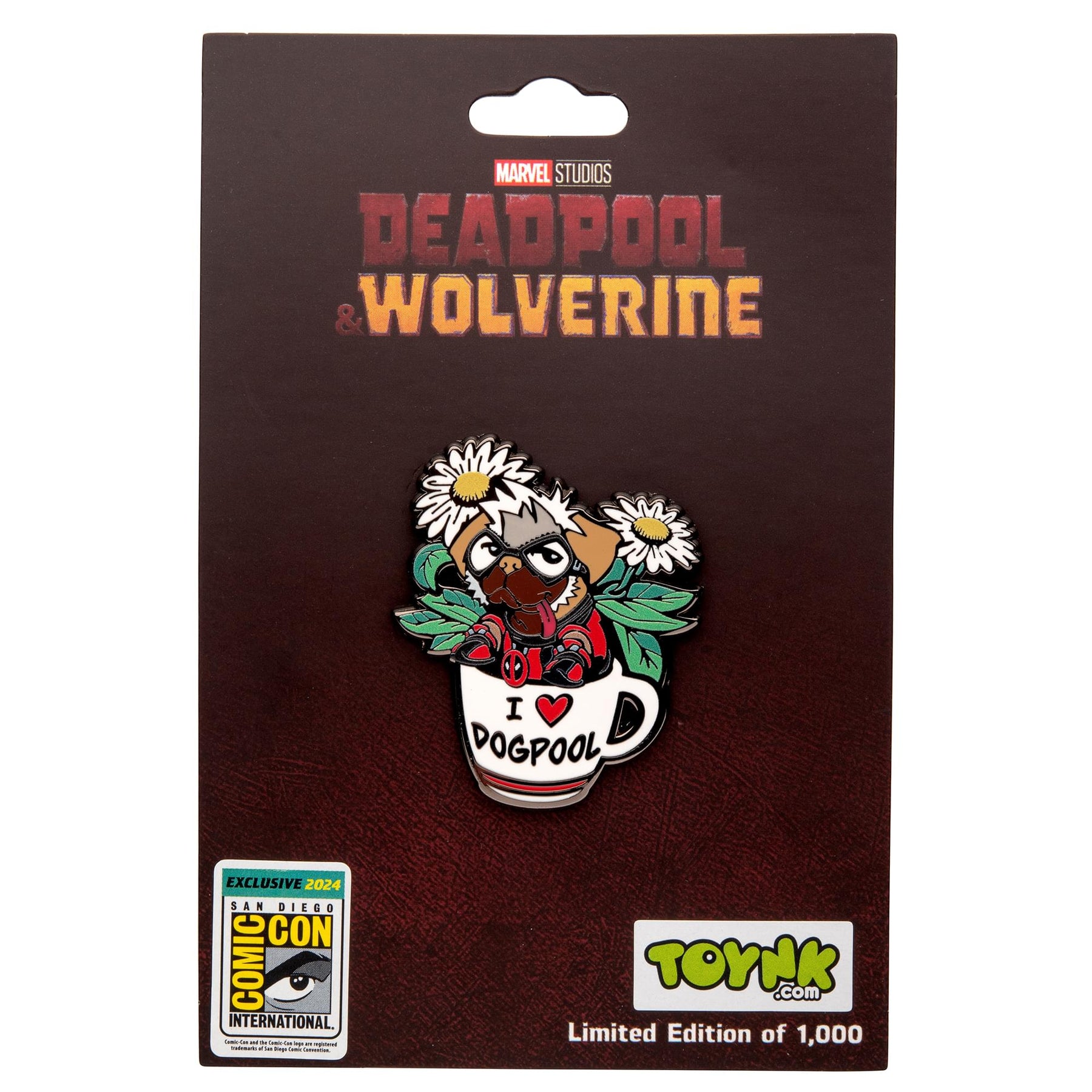 Marvel Studios Deadpool & Wolverine "Dogpool" Enamel Pin | SDCC 2024 Exclusive