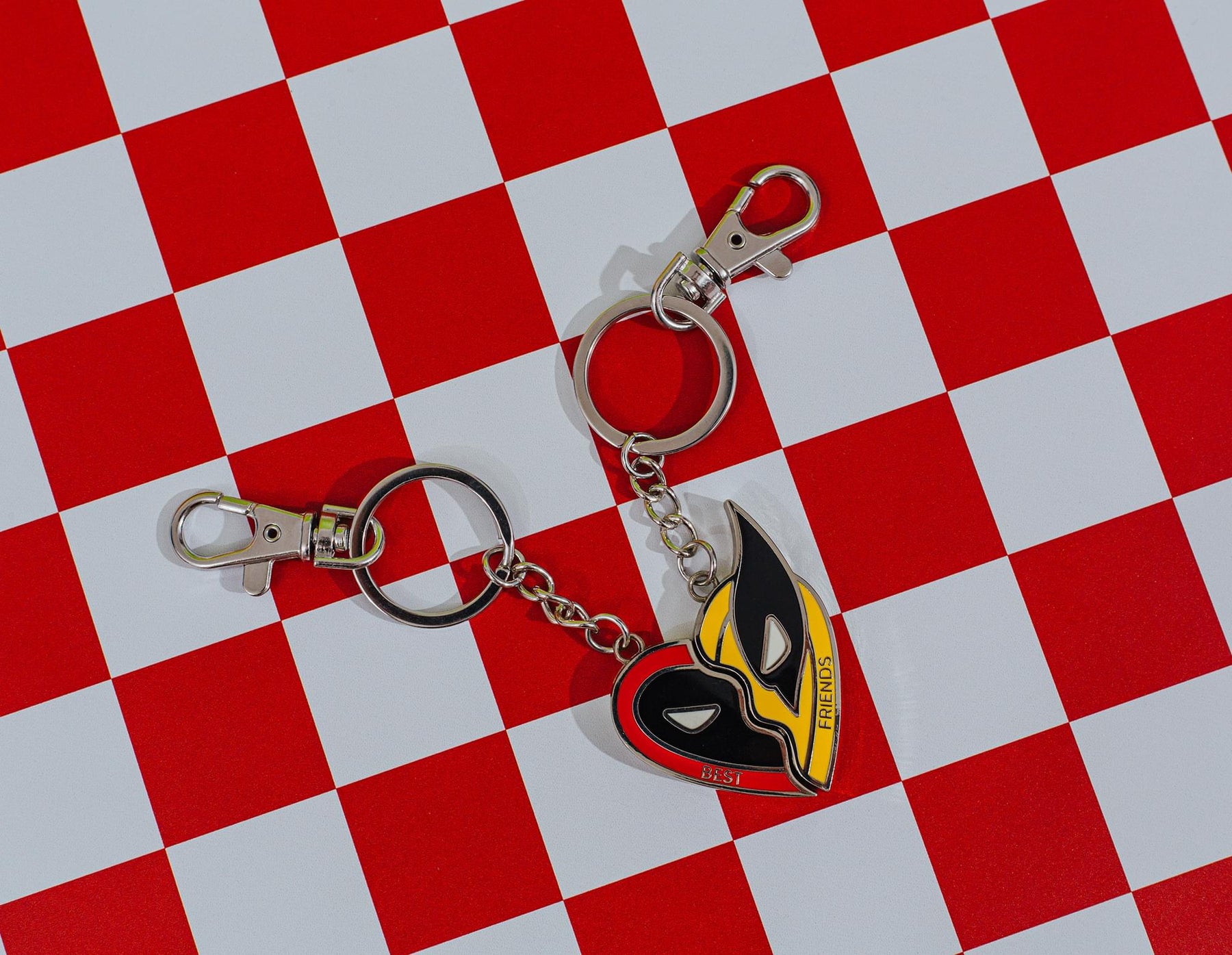 Marvel Studios Deadpool & Wolverine "Best Friends" 2-Piece Enamel Keychain Set