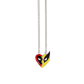 Marvel Studios Deadpool & Wolverine "Best Friends" 2-Piece Enamel Pendant Necklace Set