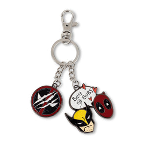 Marvel Studios Deadpool & Wolverine "Best Bubs" Enamel Charm Keychain