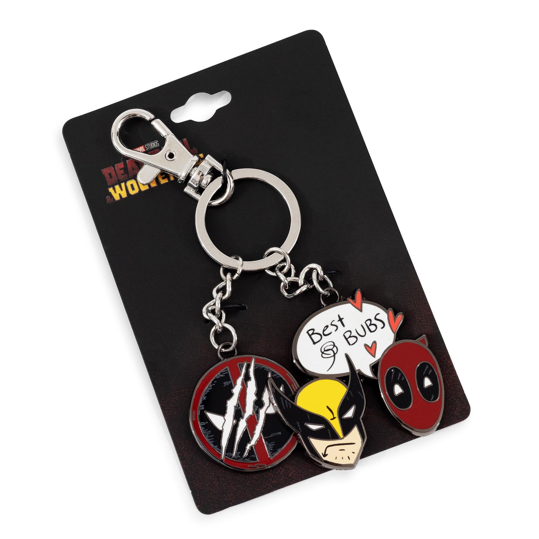 Marvel Studios Deadpool & Wolverine "Best Bubs" Enamel Charm Keychain