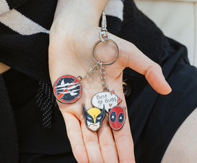 Marvel Studios Deadpool & Wolverine "Best Bubs" Enamel Charm Keychain