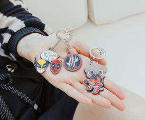 Marvel Studios Deadpool & Wolverine "Best Bubs" Enamel Charm Keychain