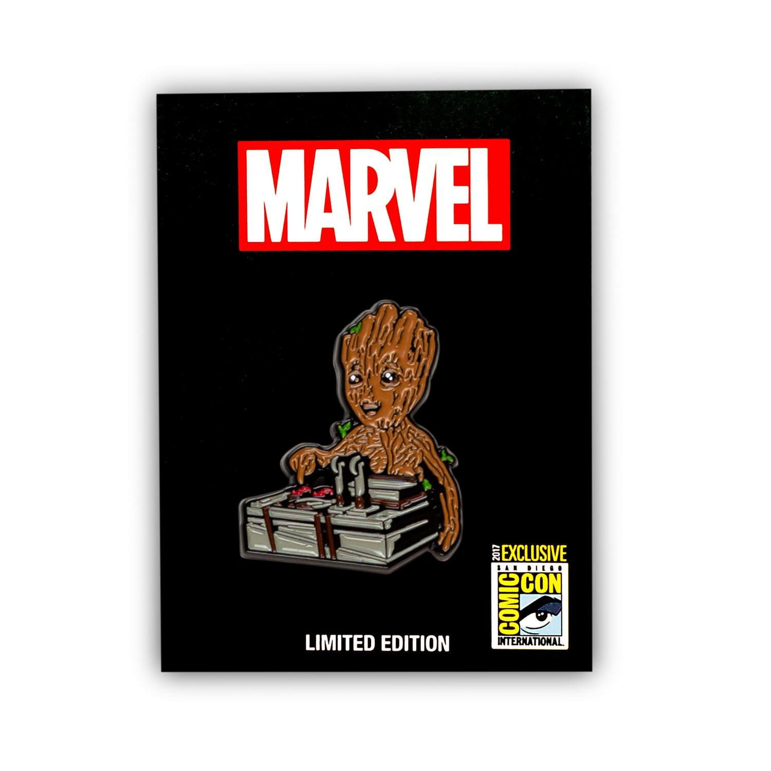 Marvel Guardians Of The Galaxy Baby Groot With Bomb Pin | Collectible Enamel Pin