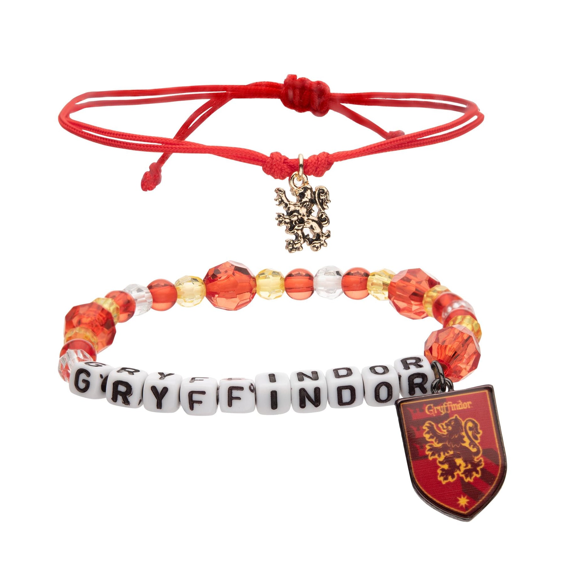 Harry Potter House Gryffindor 2-Piece Bracelet Set