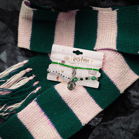 Harry Potter House Slytherin 2-Piece Bracelet Set