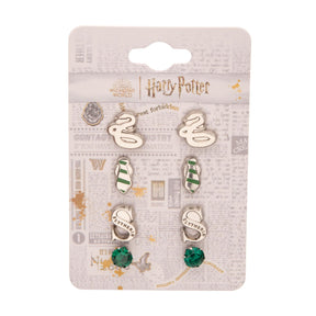 Harry Potter House Slytherin 4-Piece Stud Earring Set