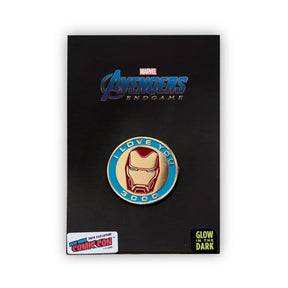 Marvel Avengers: Endgame Iron Man Exclusive Collector Pin | "I Love You 3000"