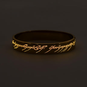 The Lord Of The Rings Glow-In-the-Dark One Ring Hinged Bangle Bracelet