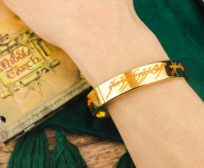 The Lord Of The Rings Glow-In-the-Dark One Ring Hinged Bangle Bracelet