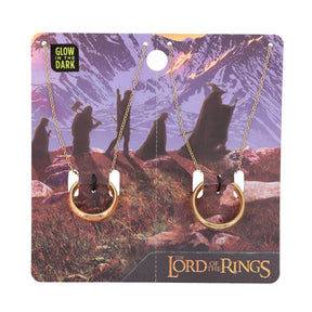 The Lord Of The Rings Glow-In-the-Dark One Ring Necklace Set Replica