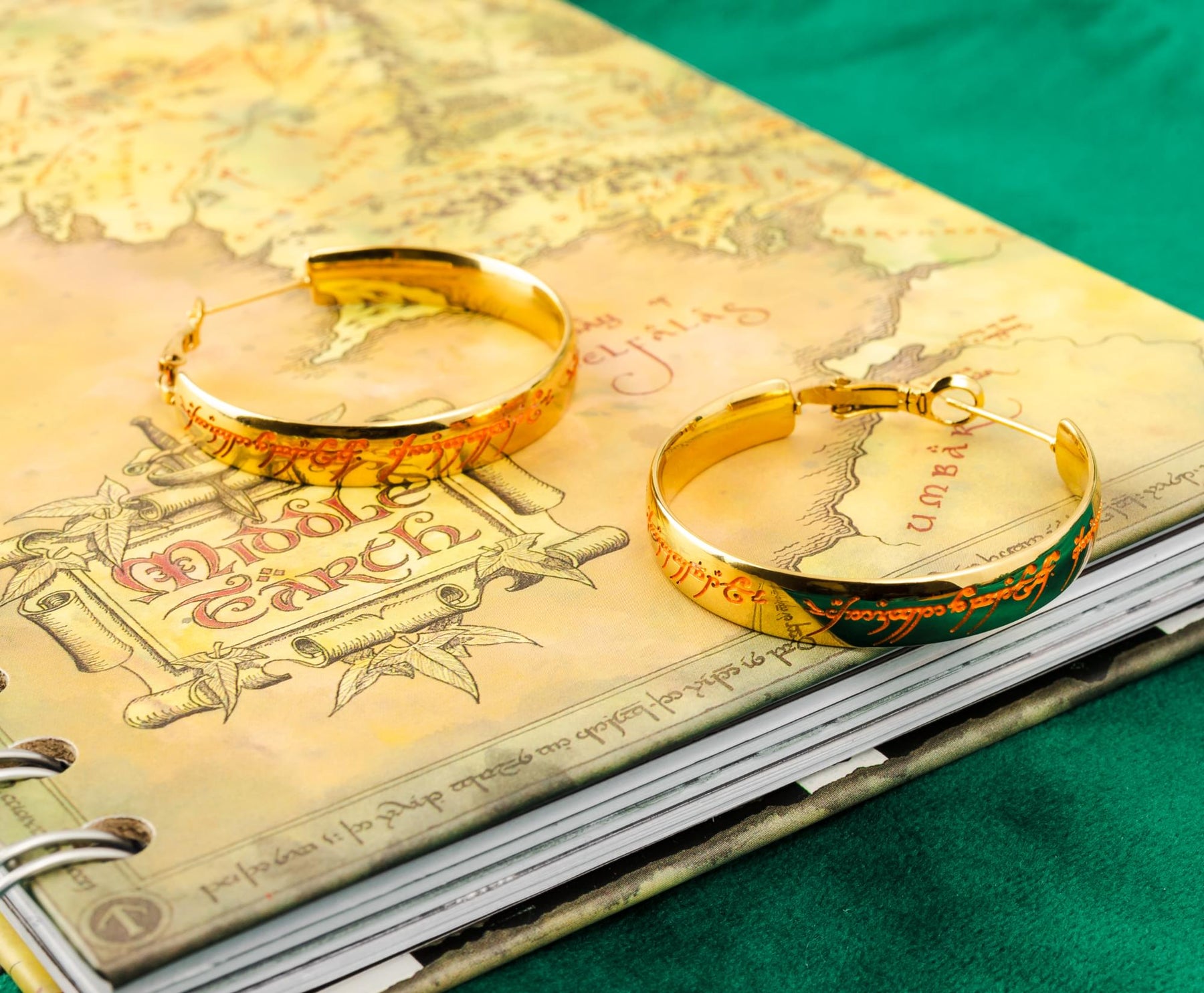 The Lord Of The Rings Glow-In-the-Dark One Ring Earrings