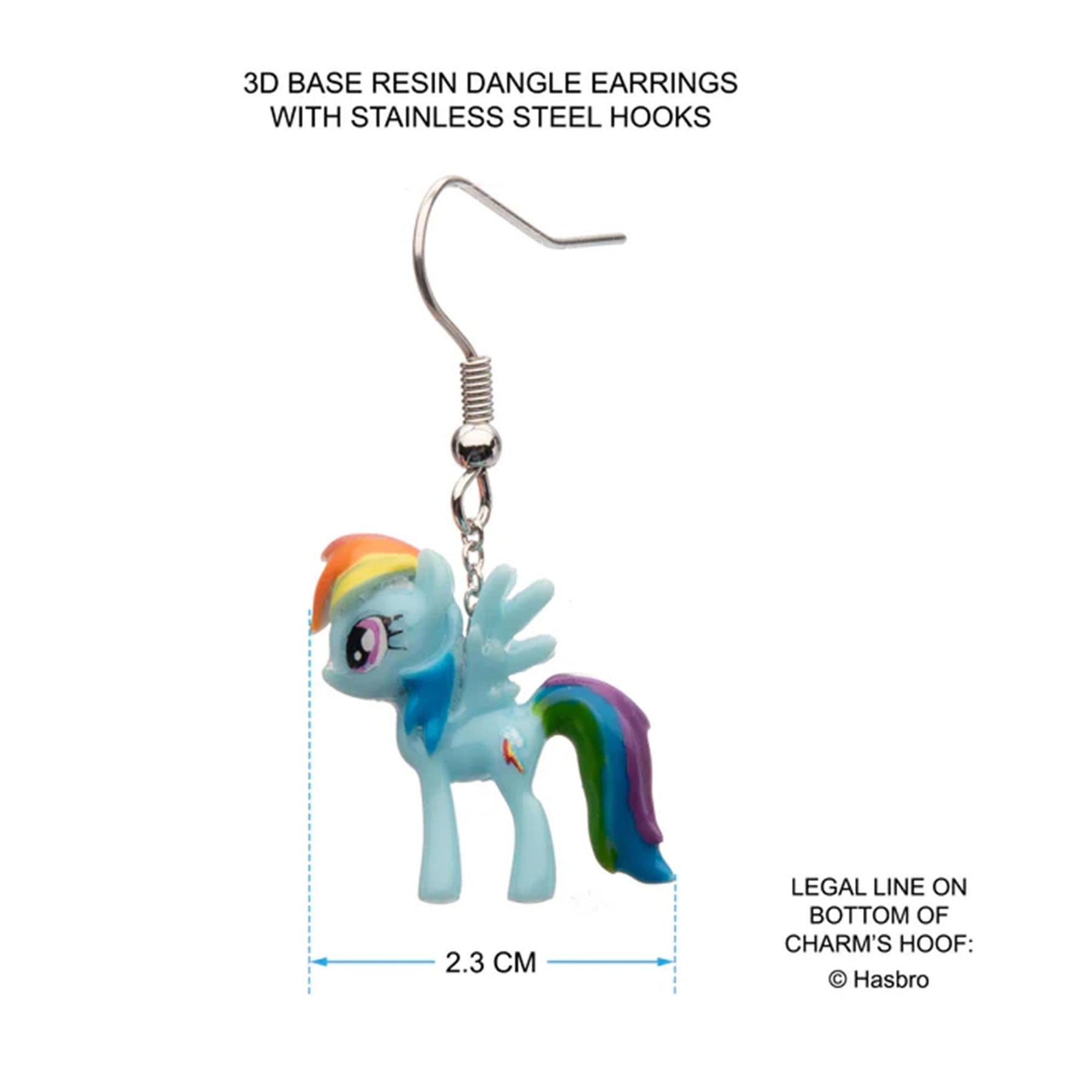 My Little Pony Rainbow Dash Dangle Earrings