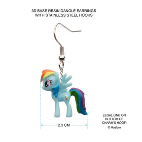 My Little Pony Rainbow Dash Dangle Earrings