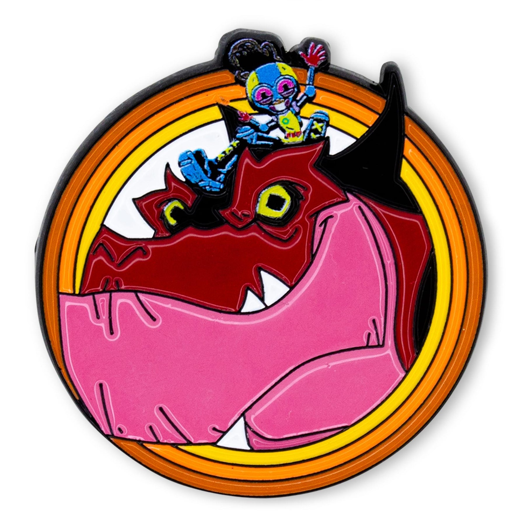 Marvel Moon Girl and Devil Dinosaur Enamel Pin | Toynk Exclusive