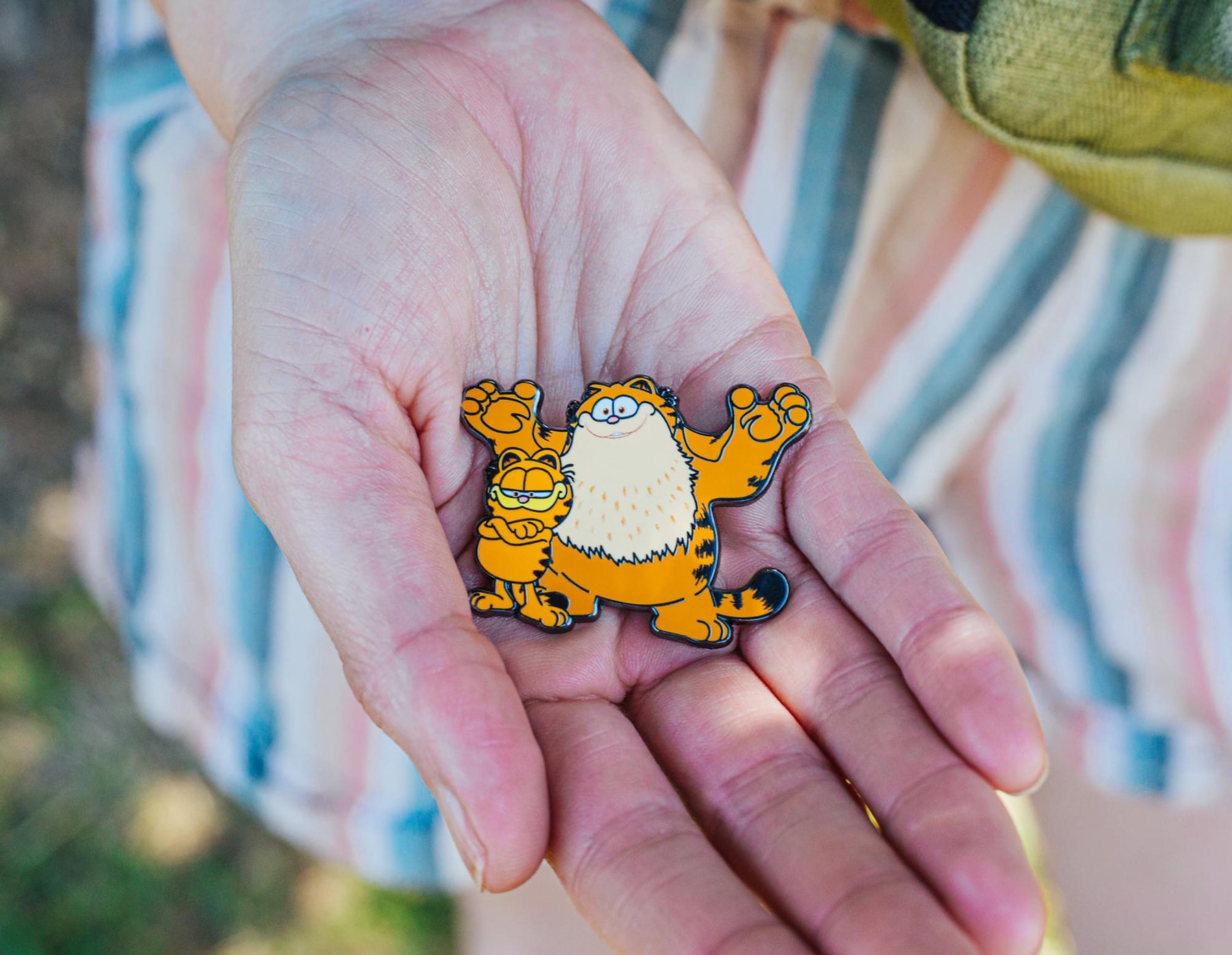 The Garfield Movie Garfield and Vic Enamel Pin | SDCC 2024 Exclusive