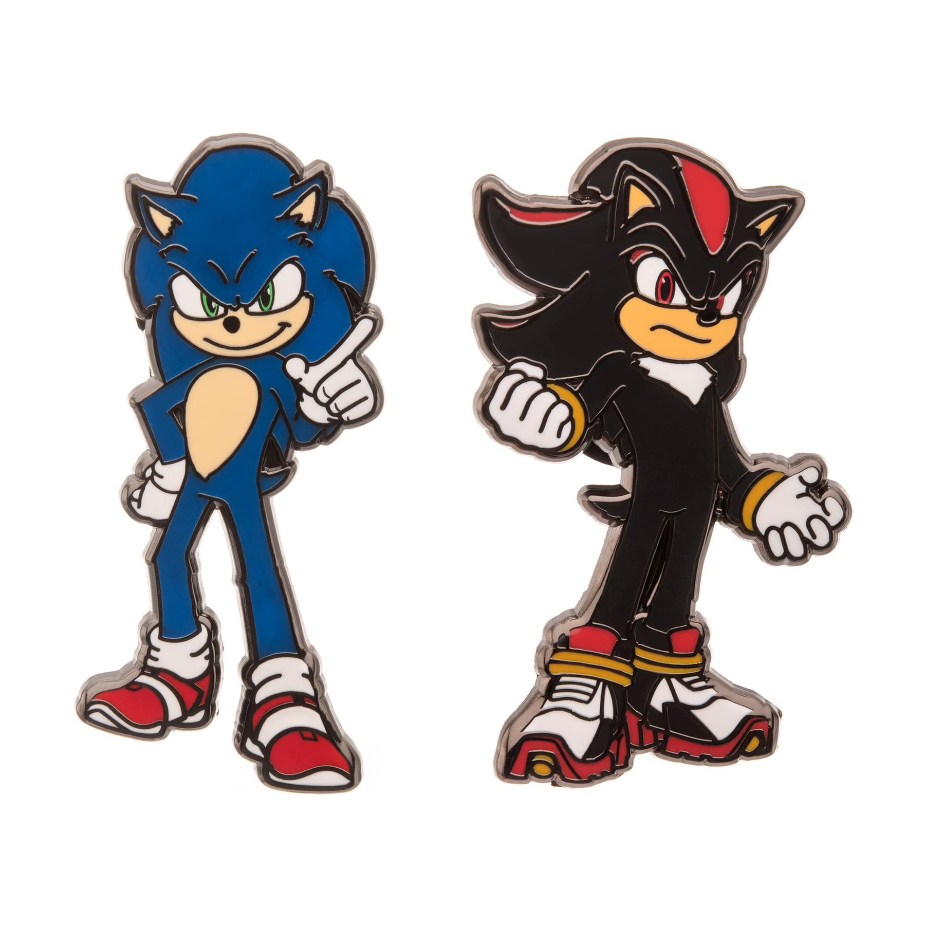 Sonic the Hedgehog Sonic and Shadow Collectible Enamel Pin Set