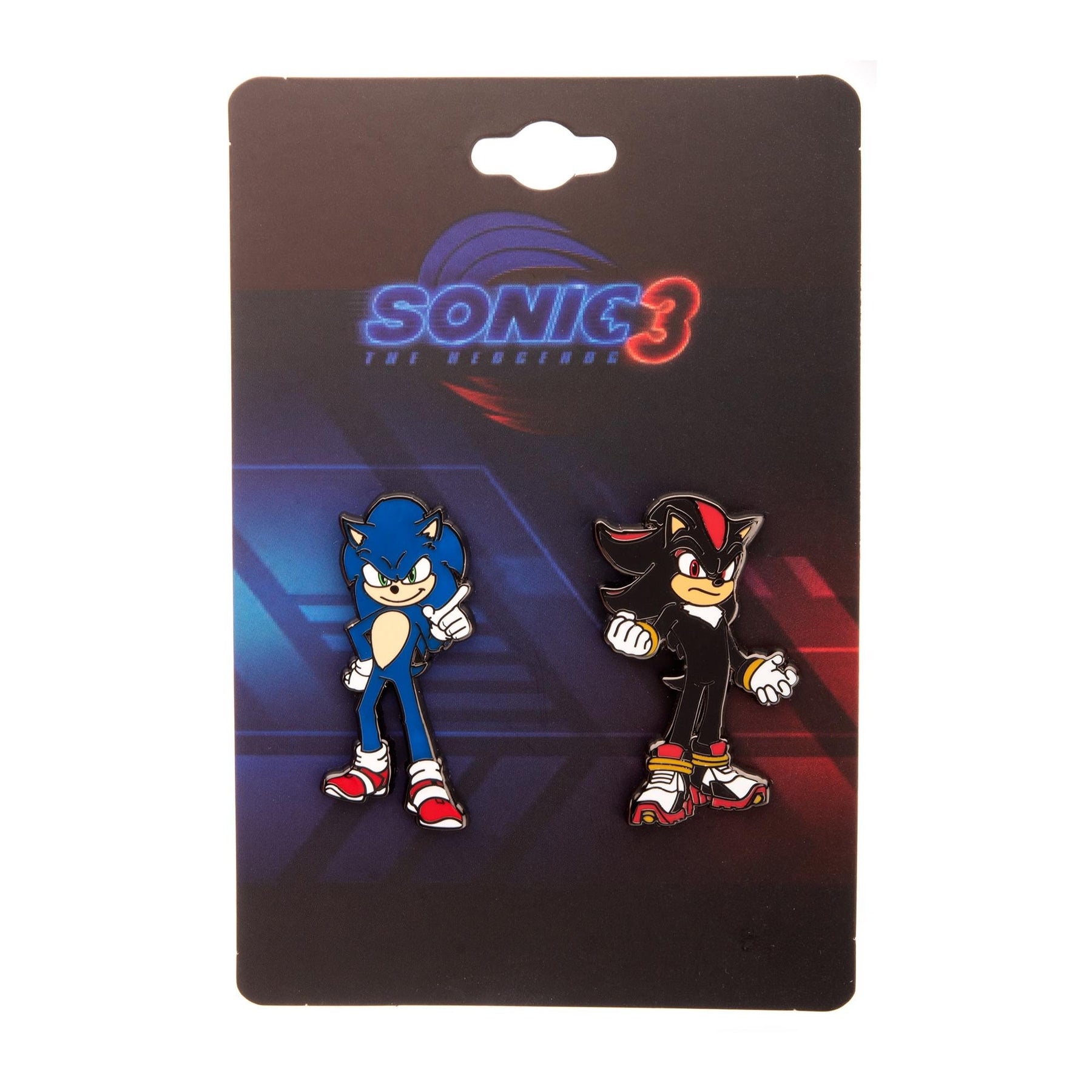 Sonic the Hedgehog Sonic and Shadow Collectible Enamel Pin Set