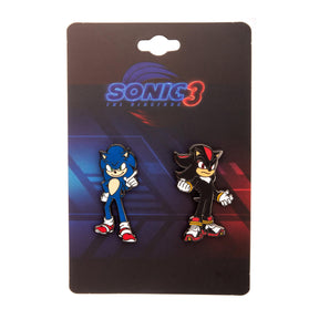 Sonic the Hedgehog Sonic and Shadow Collectible Enamel Pin Set