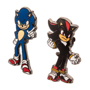 Sonic the Hedgehog Sonic and Shadow Collectible Enamel Pin Set